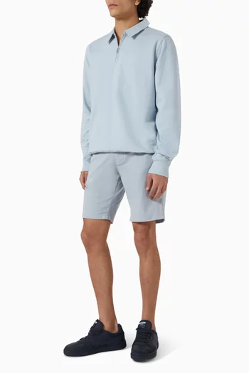 سويت شيرت بسحّاب قصير قطن عضوي