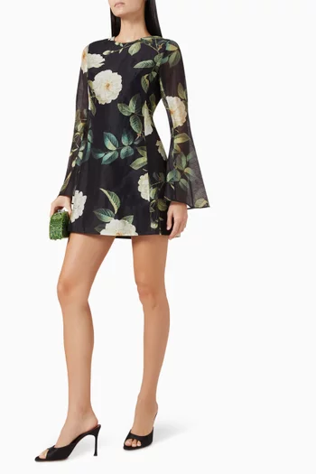 Suzanne Bell Sleeve Mini Dress
