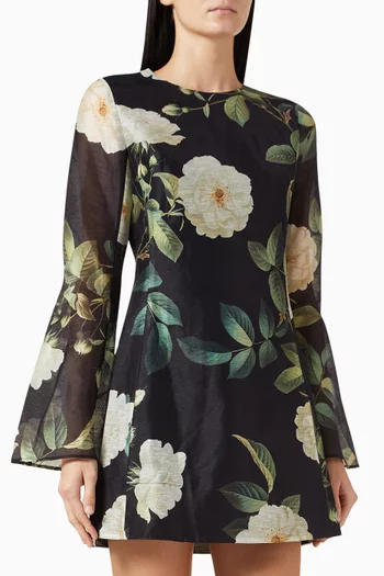 Suzanne Bell Sleeve Mini Dress