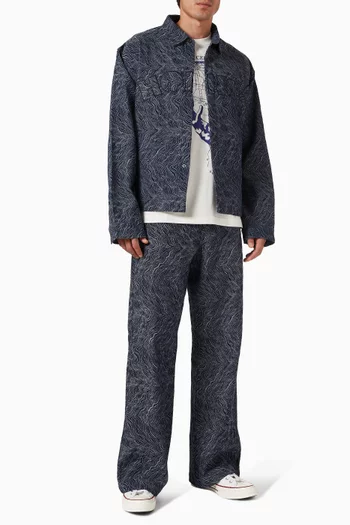 Wide-leg Jeans in Denim