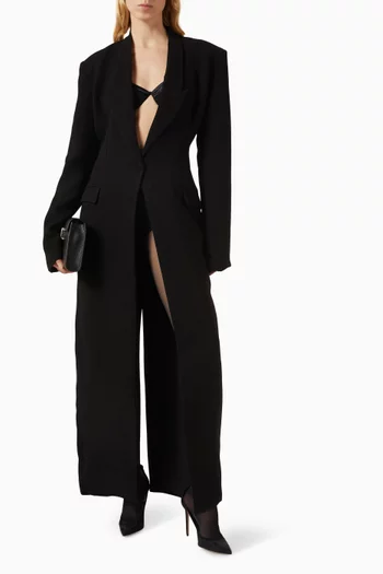 Coat-style Maxi Dress