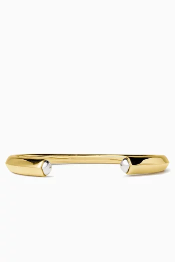 سوار بتصميم منحوت نحاس بلونين