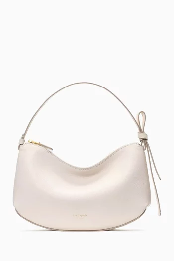 حقيبة كتف لوب جلد بارز الملمس