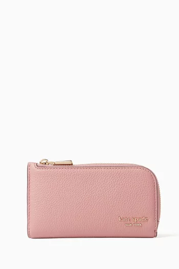 محفظة ديفين صغيرة ثنائية الطي جلد