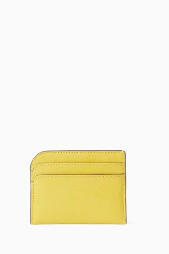 Devin Card Case in Leather