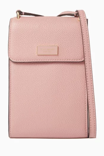 Serena Crossbody Bag in Pebbled Leather