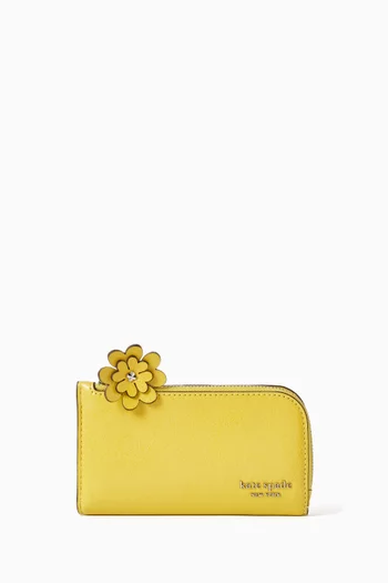 محفظة ديفين صغيرة ثنائية الطي جلد