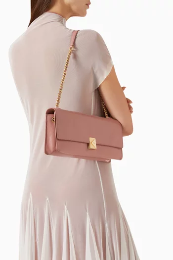 حقيبة كتف ديكو ديكو سوفت بسلسلة جلد لامع