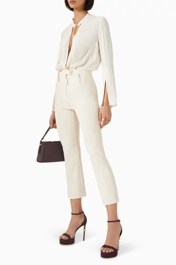 Necklace Bodysuit in Georgette