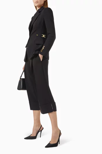 Tailored Logo-trim Jacket