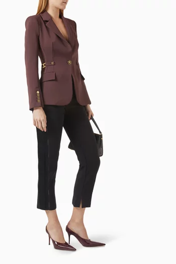 Tailored Logo-trim Jacket