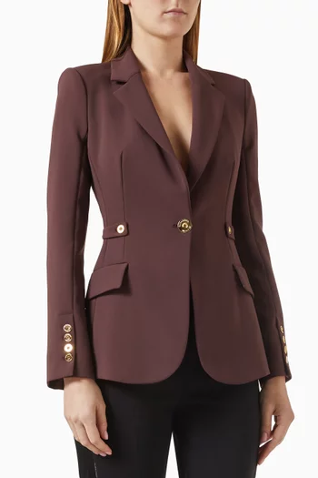 Tailored Logo-trim Jacket