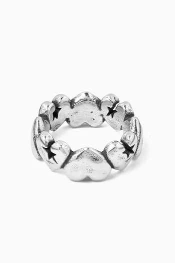 Icon Love Me Not Ring in Sterling Silver