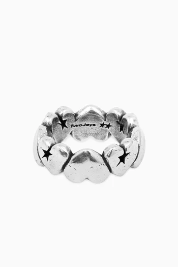 Icon Love Me Not Ring in Sterling Silver