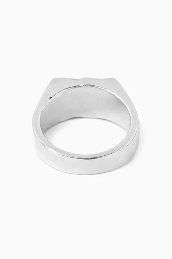 Ignorant Icon Ring in Sterling Silver