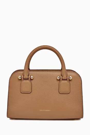 Mini Georgia Tote Bag in Grain Calf Leather
