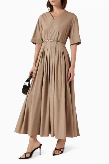 Willy Belted Maxi Dress in Cotton