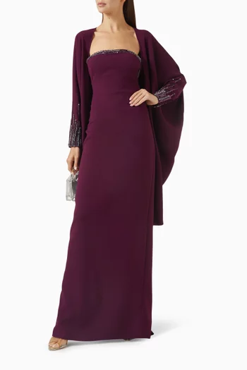 Elosie Gown in Crepe