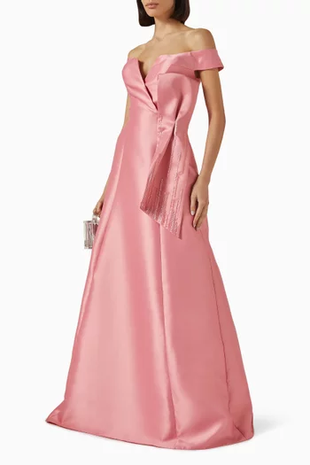 Santolina Gown in Mikado