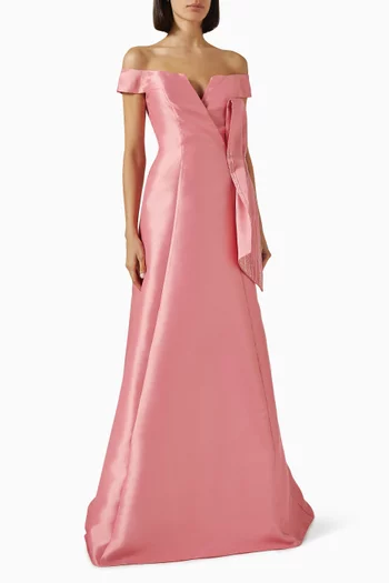 Santolina Gown in Mikado