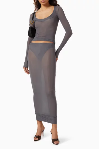 تنورة جاجوا متوسطة الطول