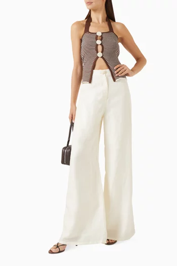 Sarabi Wide-leg Pants in Linen