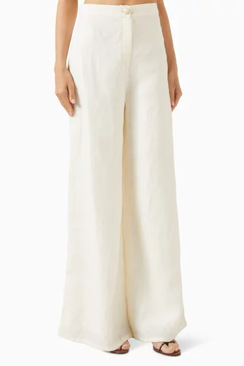 Sarabi Wide-leg Pants in Linen