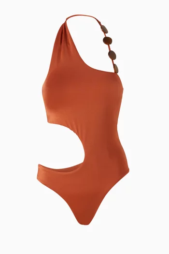 Sao Beaded One-piece Swimsuit