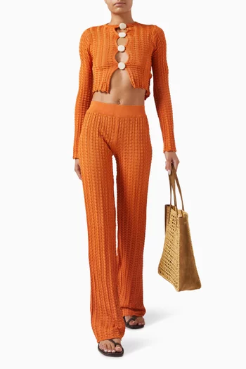 Marlowe Top & Pants Set in Knit