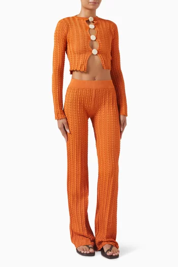 Marlowe Top & Pants Set in Knit