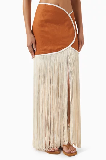 Joelle Fringed Maxi Dress