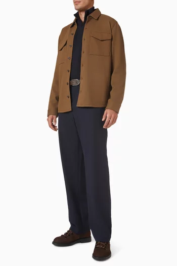 بنطال لوي صوف تويل