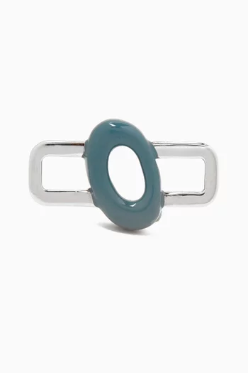 Zero Charm in Sterling Silver with Enamel