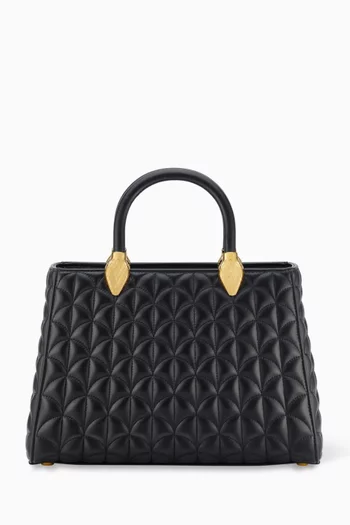 Serpentine Day Duo Top-handle Bag in Matelassé Leather