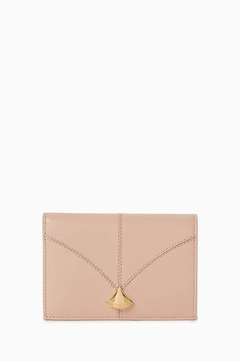 حافظة بطاقات ديفاز دريم بتصميم قابل للطيّ جلد