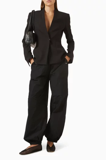 Clyde Oversized Pants in Taffeta