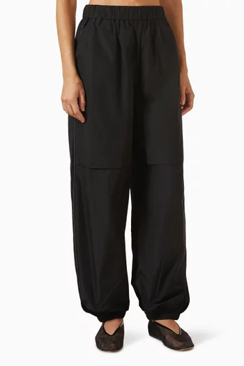 Clyde Oversized Pants in Taffeta
