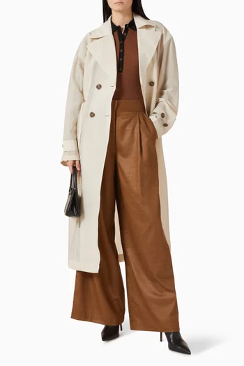 بنطال نيفين بتصميم على الخصر