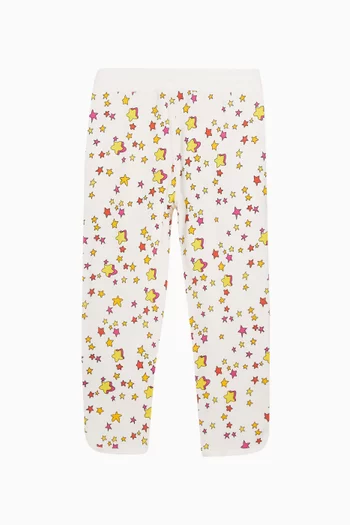 Fringe Star-print Swatpants