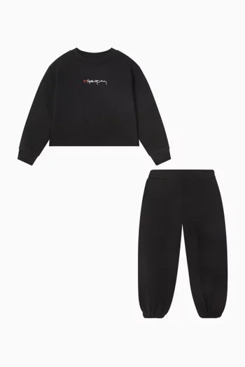Logo Tracksuit in Cotton-fleece