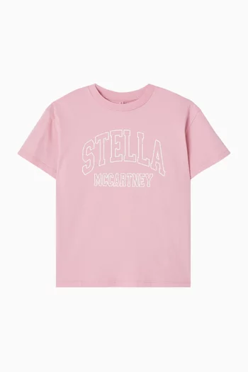 Logo-print T-shirt in Organic Cotton