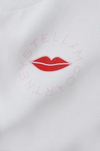 Pop Logo Crop T-shirt in Cotton