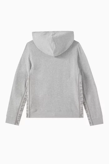 Logo Zip-up Hoodie Organic Cotton