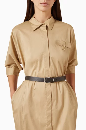 Scarlet Belt in Leather