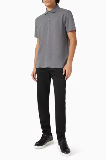 تي شيرت بولو باريس قطن وحرير بوس x بيكهام