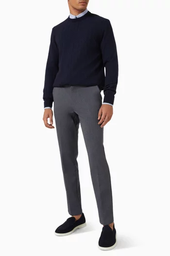 بنطال هيرنج بون بقصة ضيقة