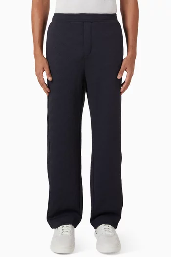 بنطال رياضي مزين بنقشة جاكار