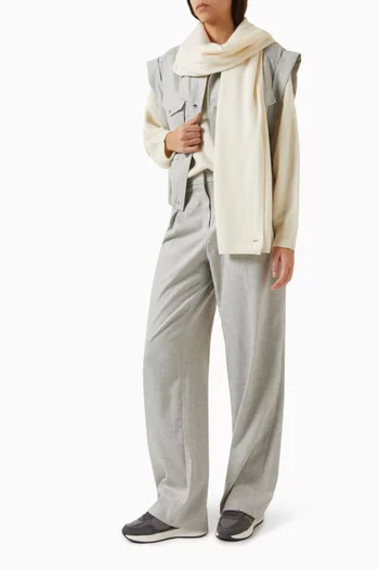 Taflong Pants in Wool-flannel