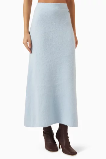 Fici Brushed Midi Skirt in Knit