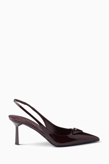 Slingback Pumps in Patent Leather